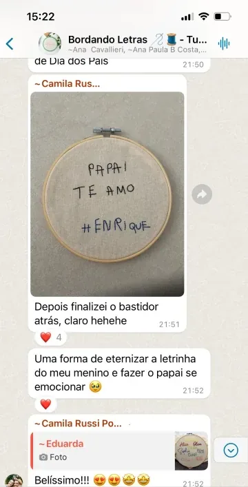 Depoimento de aluna