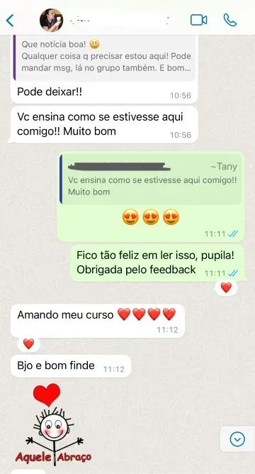 Depoimento de aluna
