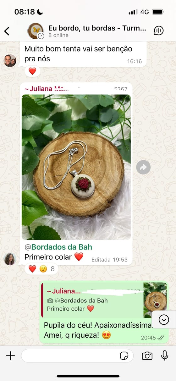 Depoimento de aluna